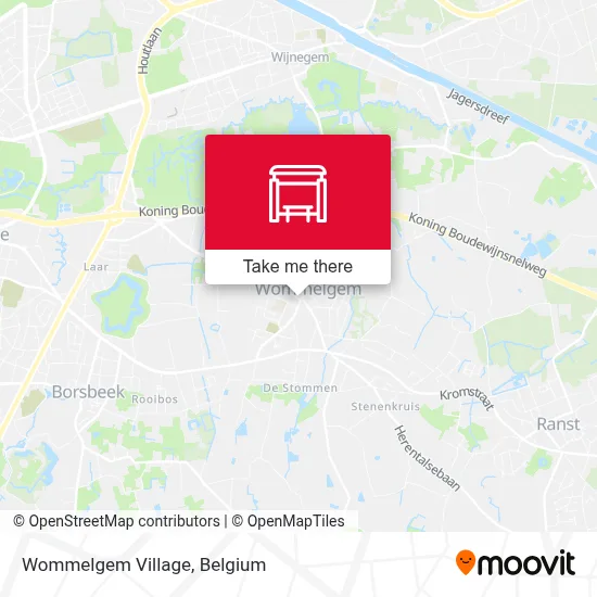 Wommelgem Village map