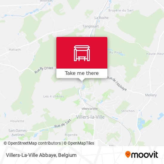Villers-La-Ville Abbaye plan