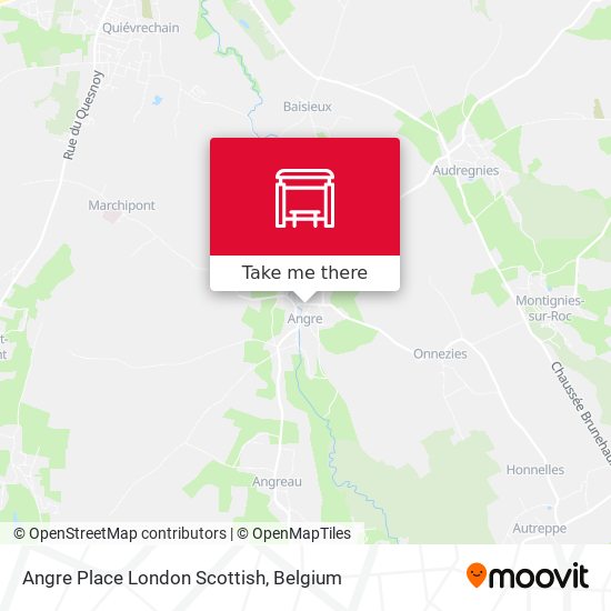 Angre Place London Scottish map