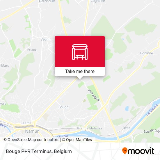 Bouge P+R Terminus plan