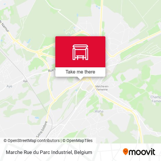 Marche Rue du Parc Industriel map