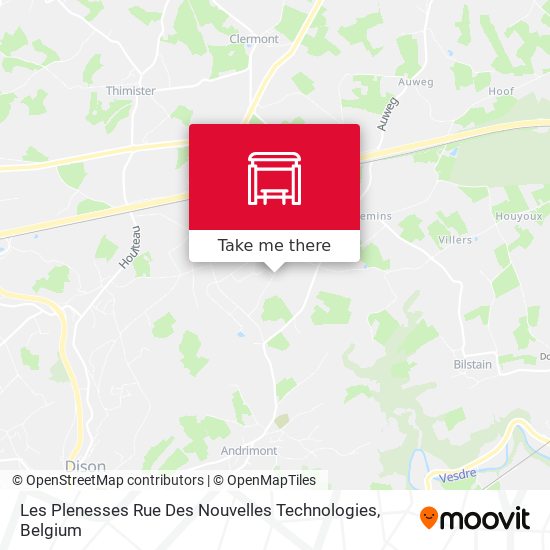 Les Plenesses Rue Des Nouvelles Technologies plan