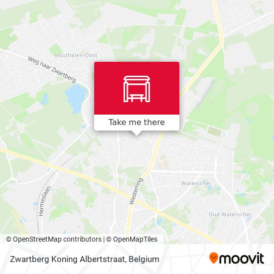 Zwartberg Koning Albertstraat map