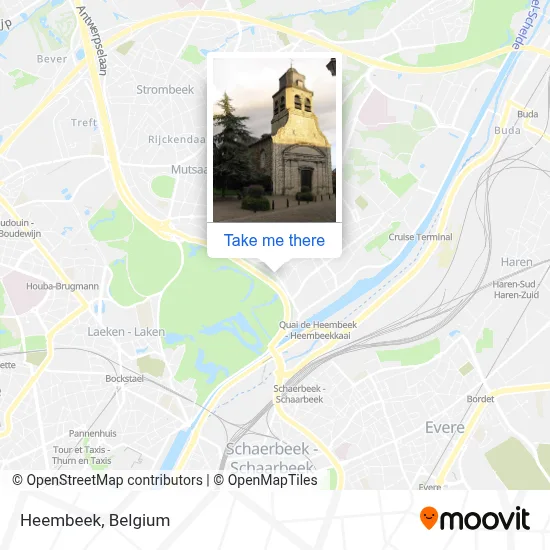 Heembeek map