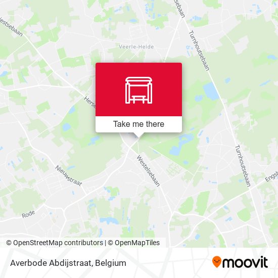 Averbode Abdijstraat plan