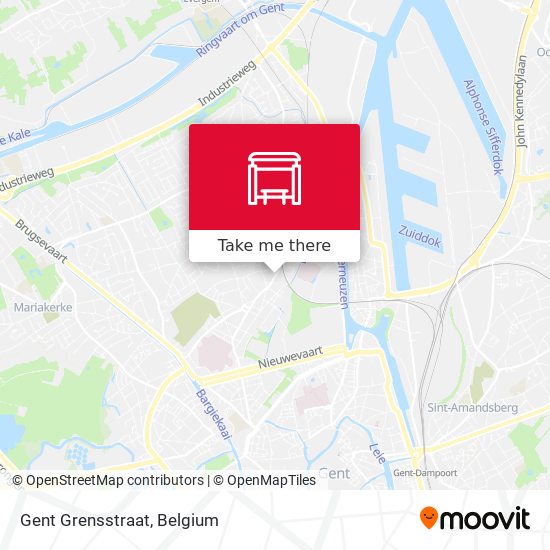 Gent Grensstraat map
