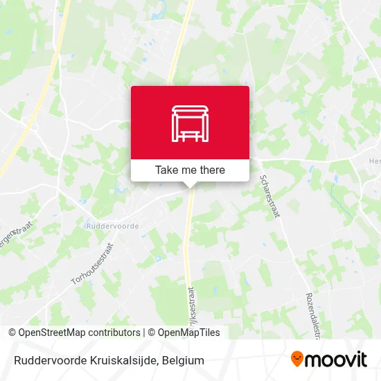 Ruddervoorde Kruiskalsijde map