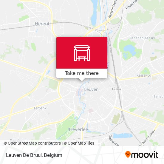 Leuven De Bruul map