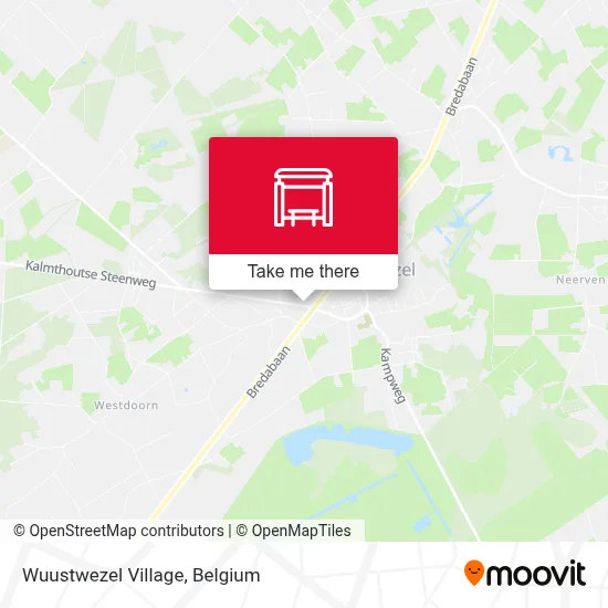 Wuustwezel Village map