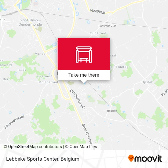 Lebbeke Sports Center map
