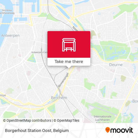 Borgerhout Station Oost plan