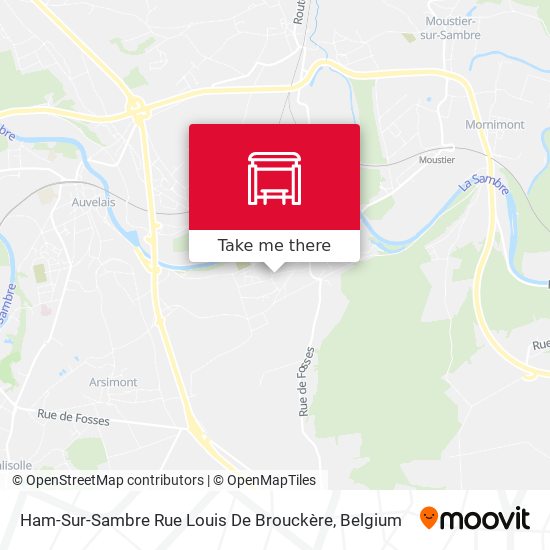 Ham-Sur-Sambre Rue Louis De Brouckère plan