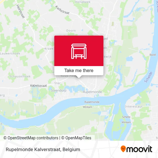 Rupelmonde Kalverstraat map