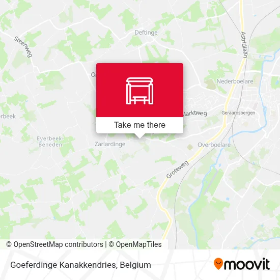 Goeferdinge Kanakkendries map