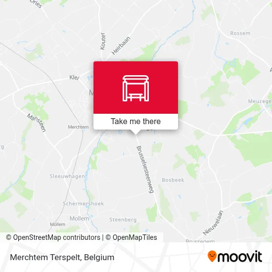 Merchtem Terspelt map