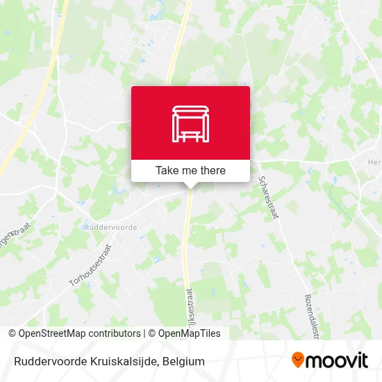 Ruddervoorde Kruiskalsijde map