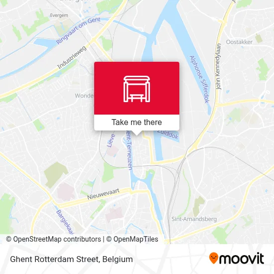 Ghent Rotterdam Street map