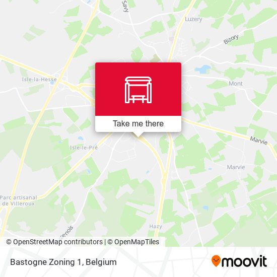 Bastogne Zoning 1 map