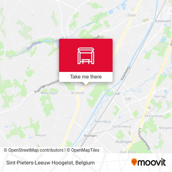 Sint-Pieters-Leeuw Hoogelst plan