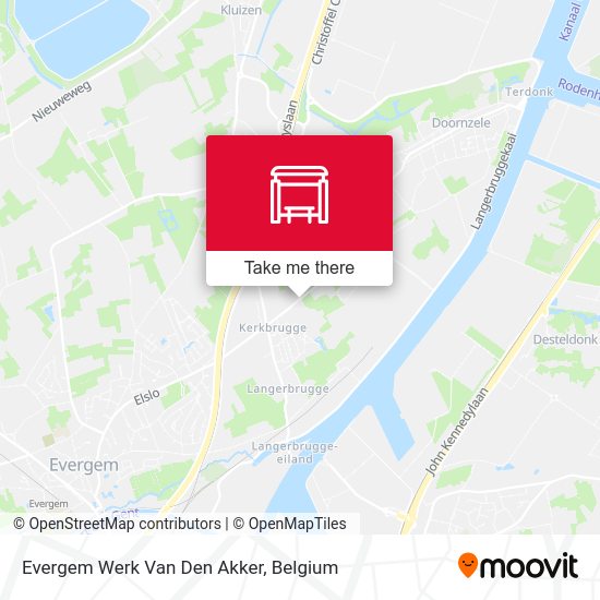 Evergem Werk Van Den Akker map