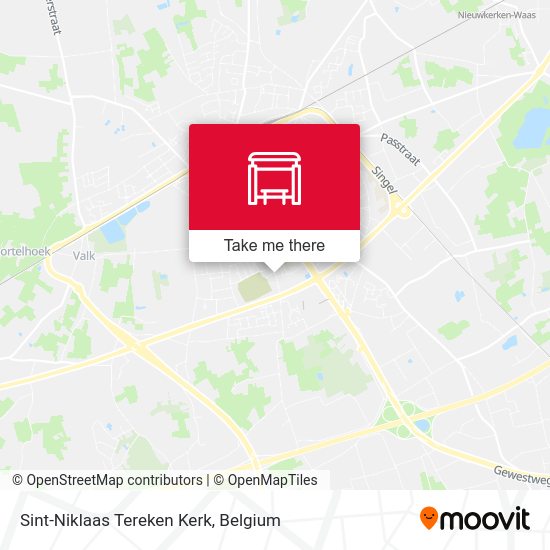 Sint-Niklaas Tereken Kerk plan