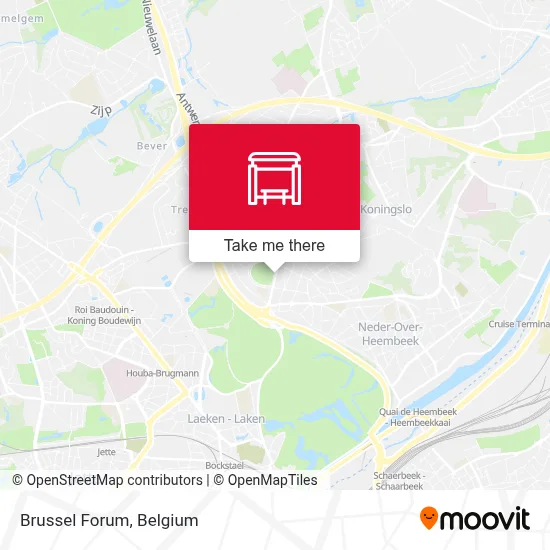 Brussel Forum map