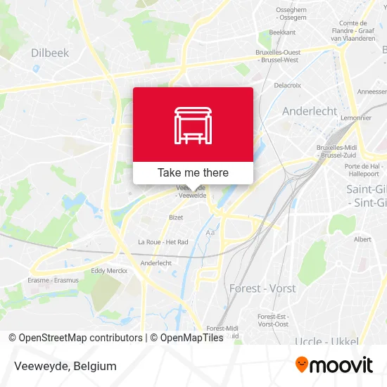 Veeweyde map