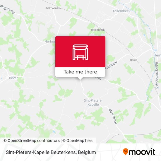 Sint-Pieters-Kapelle Beuterkens map