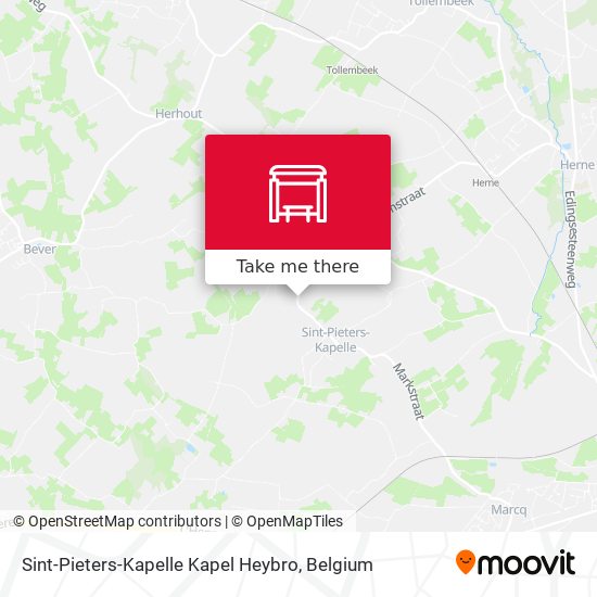 Sint-Pieters-Kapelle Kapel Heybro map
