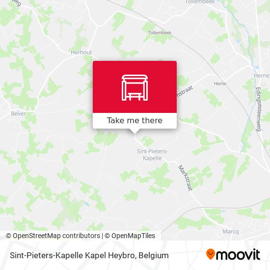 Sint-Pieters-Kapelle Kapel Heybro map