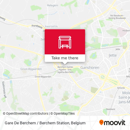 Gare De Berchem / Berchem Station plan