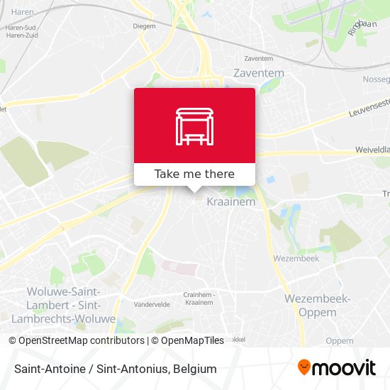 Saint-Antoine / Sint-Antonius map
