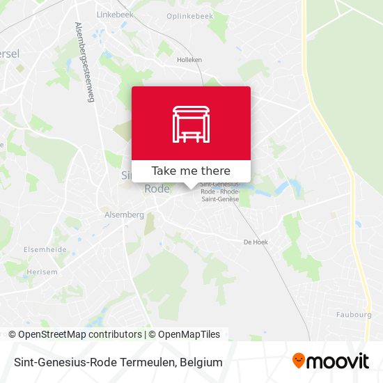 Sint-Genesius-Rode Termeulen plan