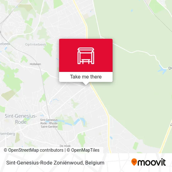 Sint-Genesius-Rode Zoniënwoud map