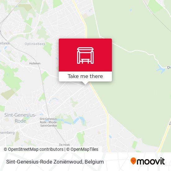 Sint-Genesius-Rode Zoniënwoud map