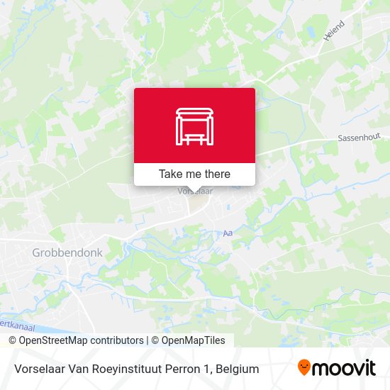 Vorselaar Van Roeyinstituut Perron 1 plan