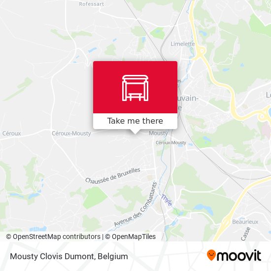 Mousty Clovis Dumont map