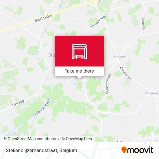 Stekene Ijzerhandstraat plan