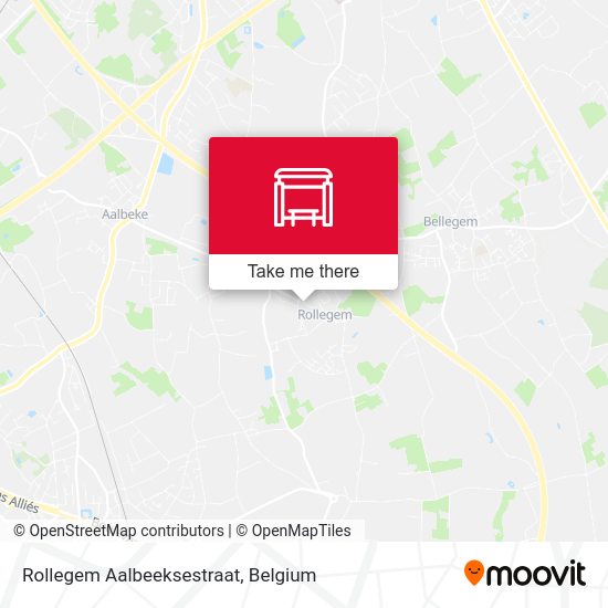 Rollegem Aalbeeksestraat plan