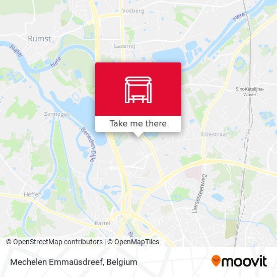 Mechelen Emmaüsdreef plan
