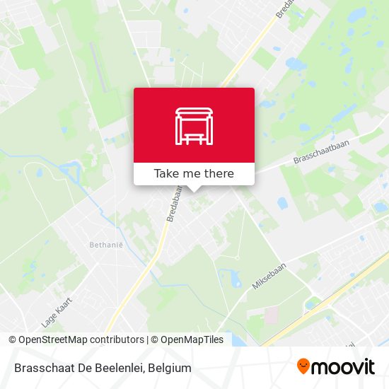 Brasschaat De Beelenlei plan