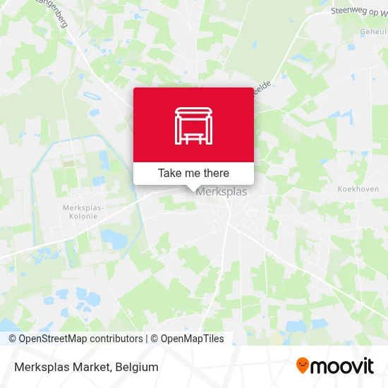 Merksplas Market map