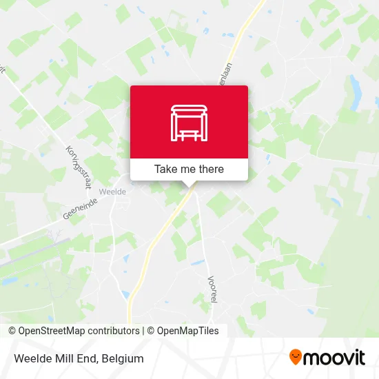 Weelde Mill End map