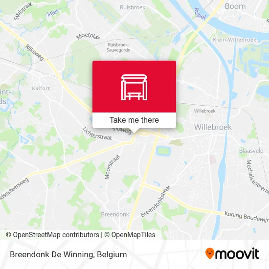 Breendonk De Winning map