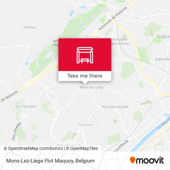 Mons-Lez-Liege Flot Maquoy map