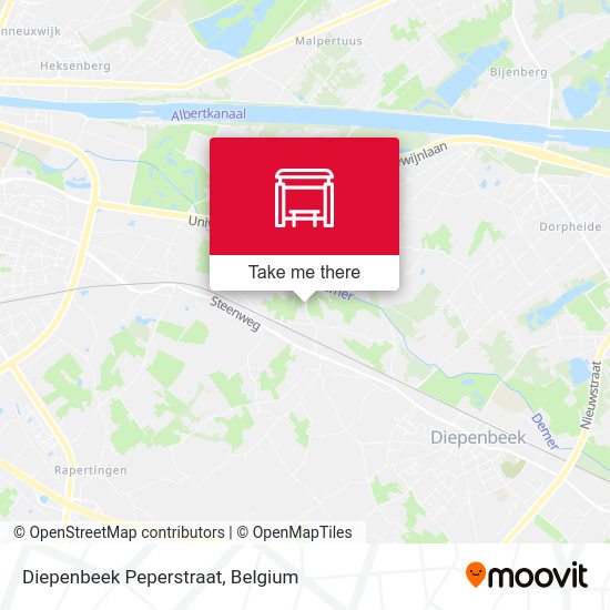 Diepenbeek Peperstraat map