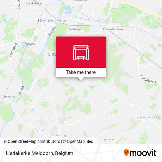 Liedekerke Meidoorn map