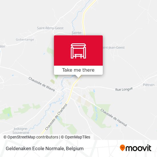 Geldenaken Ecole Normale plan