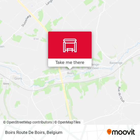 Boirs Route De Boirs map