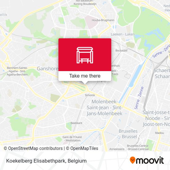 Koekelberg Elisabethpark plan